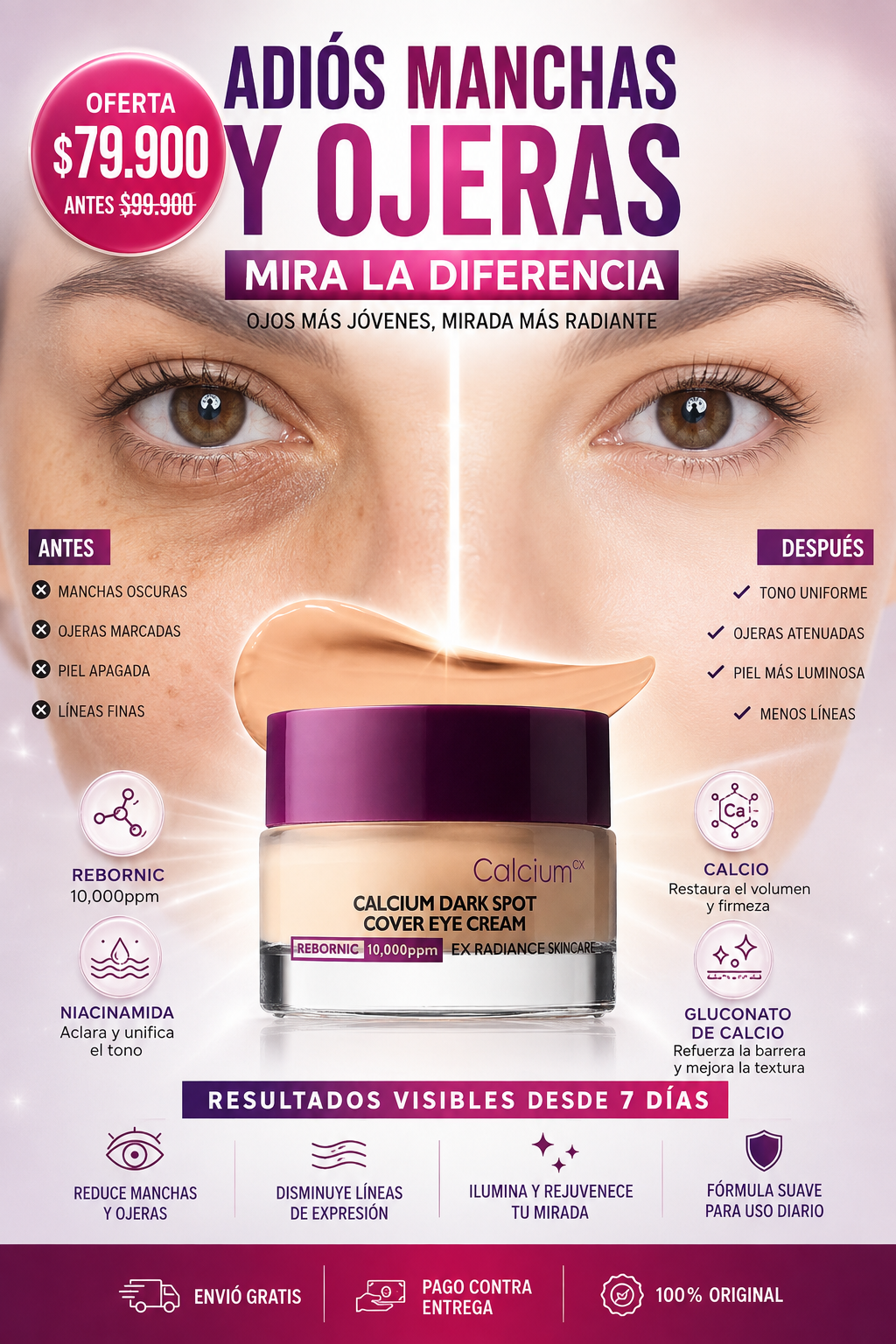 Dr. Melaxin Cover Eye 60g – Bálsamo Multiacción para Contorno de Ojos