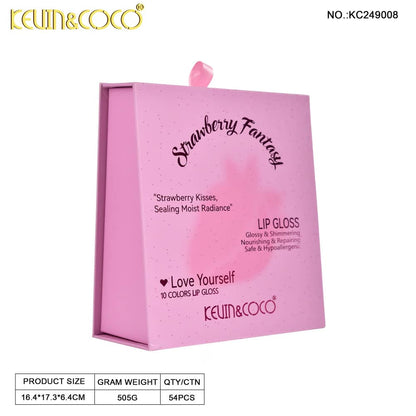 Set 10 Lip Gloss Strawberry Fantasy — KEVIN&COCO