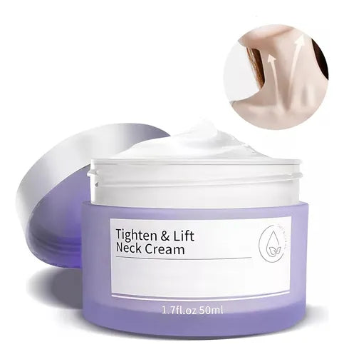 Crema Reafirmante Cuello Tighten & Lift | Anti-Edad con Ácido Hialurónico y Cafeína
