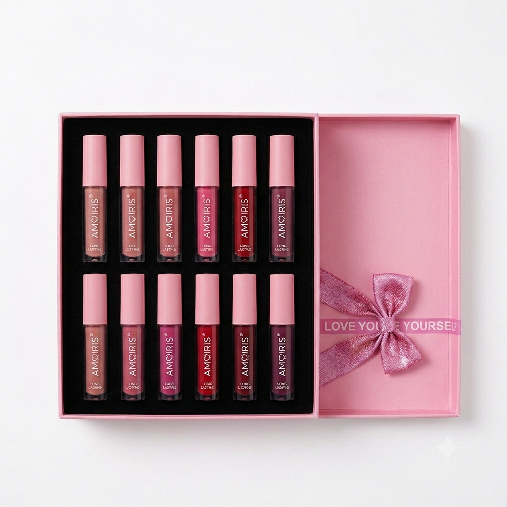 Kit de 12 Labiales Líquidos "Love Yourself" — Larga Duración