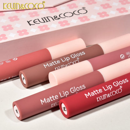 Kit de Labiales Mate Beautiful Energy x10 Tonos KEVIN&COCO® + Estuche de Lujo