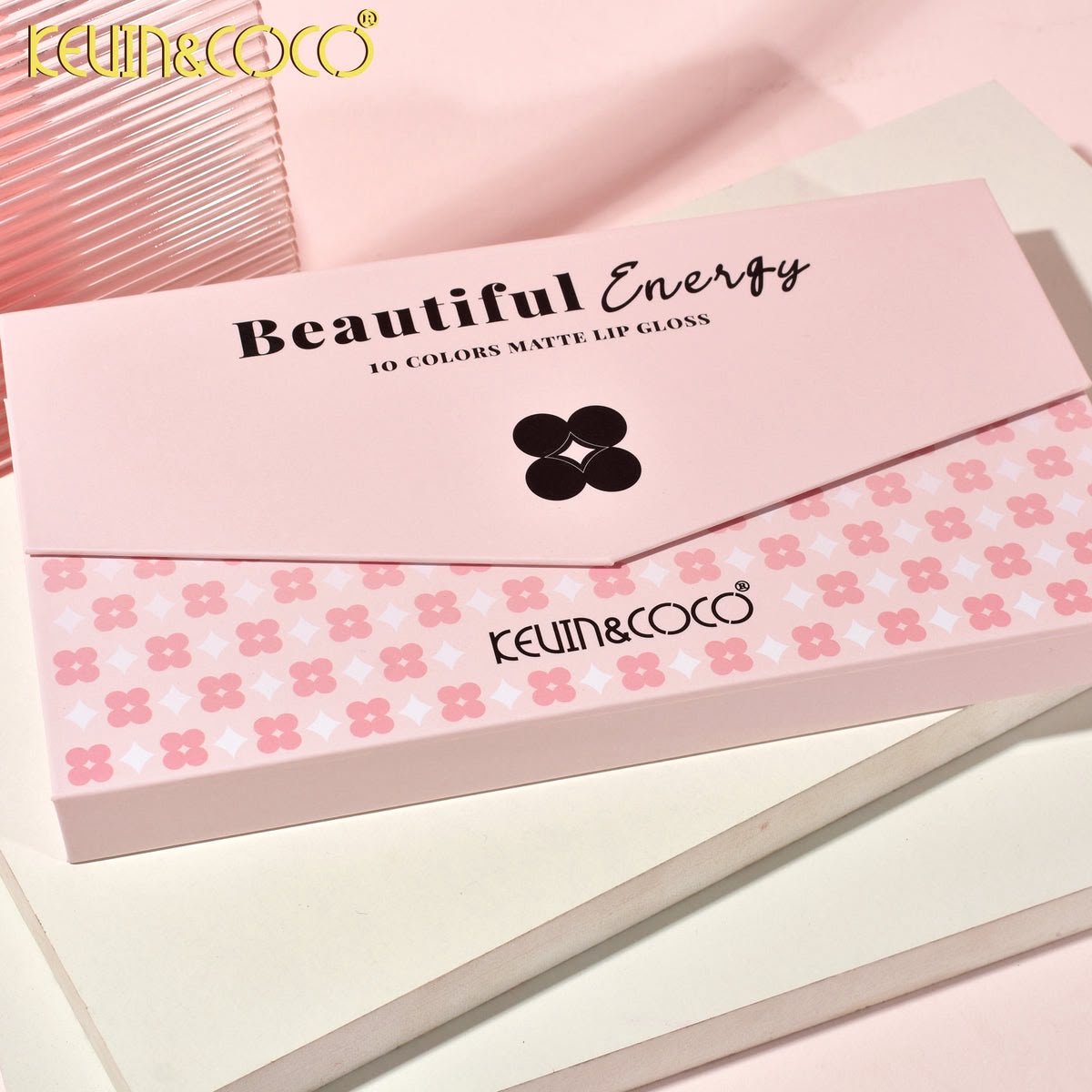 Kit de Labiales Mate Beautiful Energy x10 Tonos KEVIN&COCO® + Estuche de Lujo