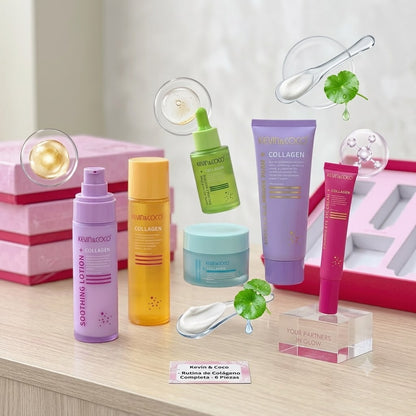 Set Skincare Colágeno KEVIN&COCO — Rutina Facial Completa 6 Piezas